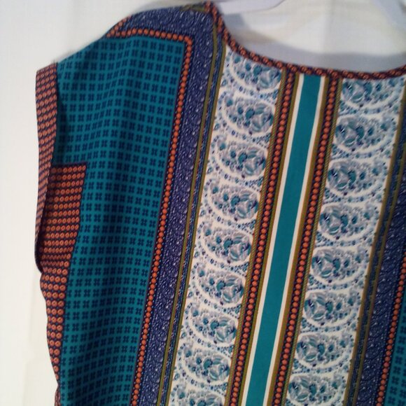 Antilia Femme Blouse Women S Short Sleeve Multi Pattern Colorful - Picture 12 of 15